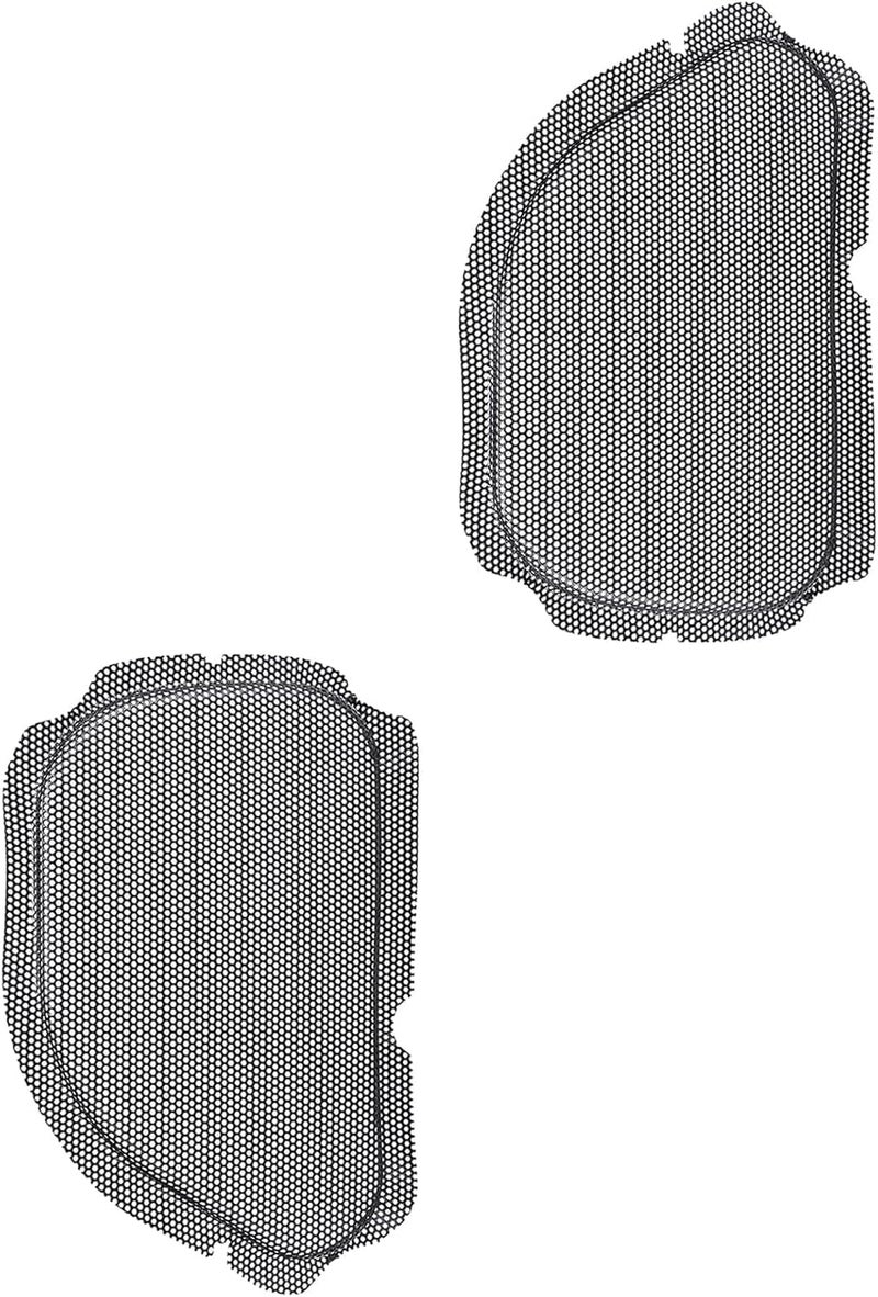 VPZMT Fairing Mesh Front Speaker Grills Cover Replacement for 1998-2013 Harley Road Glide FLTR Models, Replace# 77021-98B & 77022-98B (Style-Bright Black) - Image 4